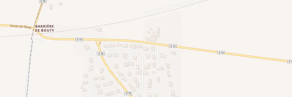 Plan du 7 Ham de Bouty à Bouzel
