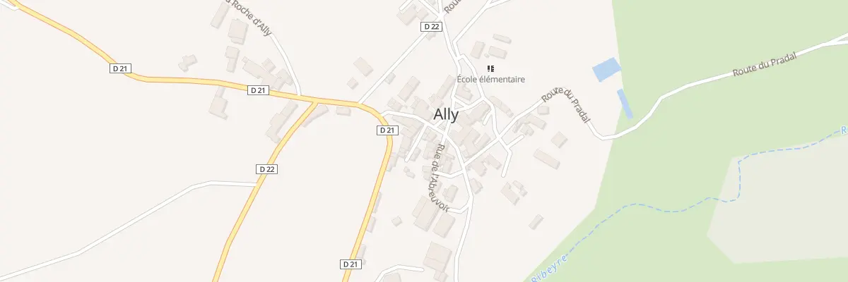 Plan du 5028 Le Bourg à Ally