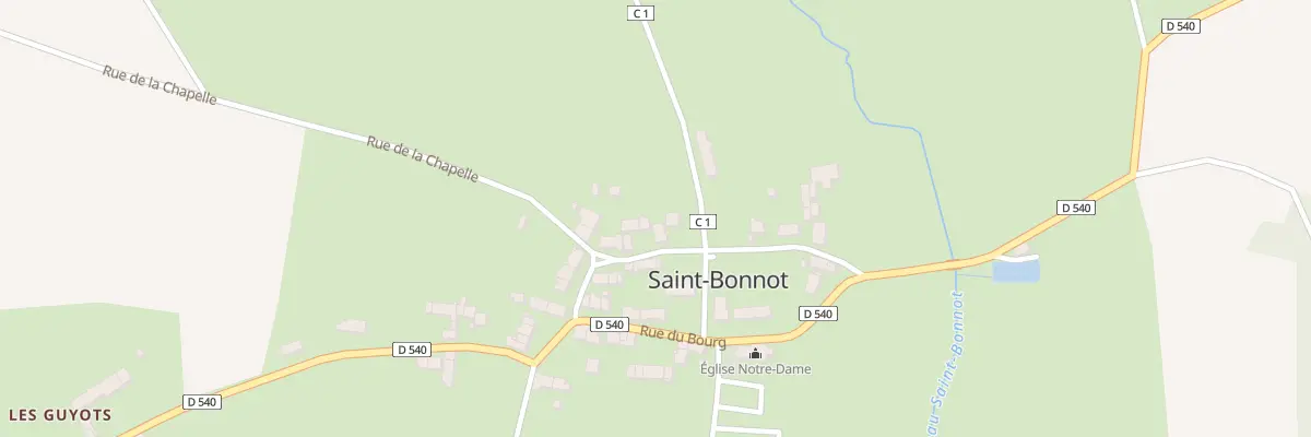 Plan du 9 Le Bourg à Saint-Bonnot