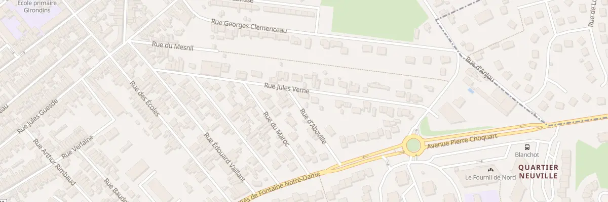 Plan du 20 Rue Jules Verne à Saint-Quentin