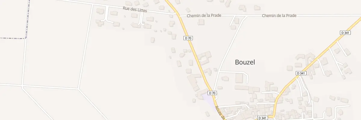 Plan du 11 Rte de Chignat à Bouzel
