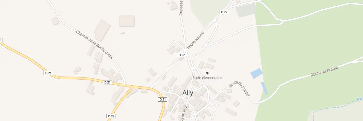 Plan du 5049 Le Bourg à Ally