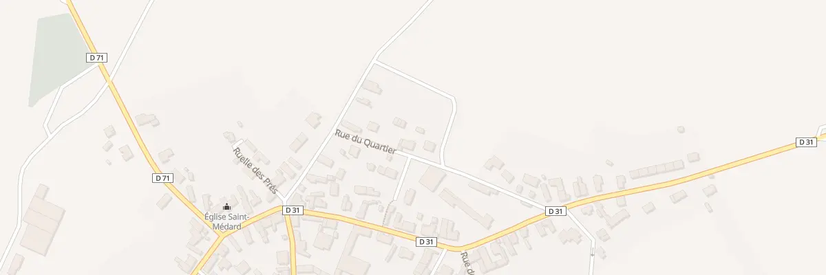 Plan du 3 Rue du Quartier à Levergies