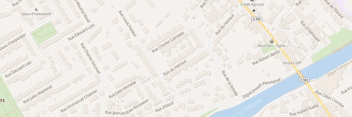 Plan du 224 Rue du Hainaut à Bouchain