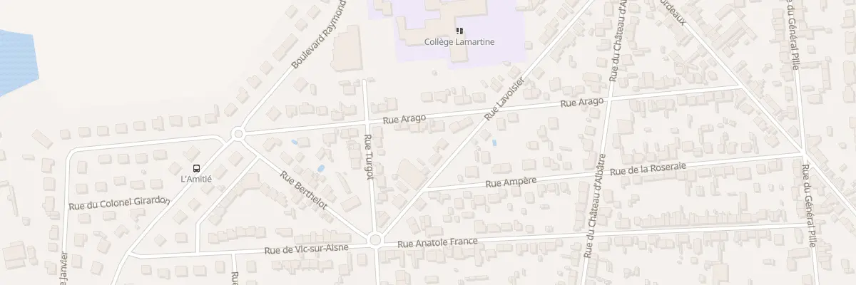Plan du 11 Rue Arago à Soissons