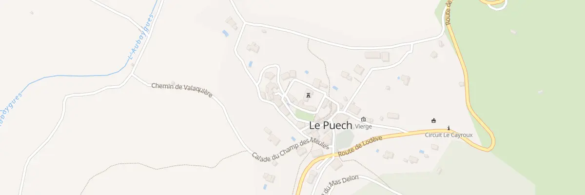 Plan du 11 Rue du Chateau au Puech