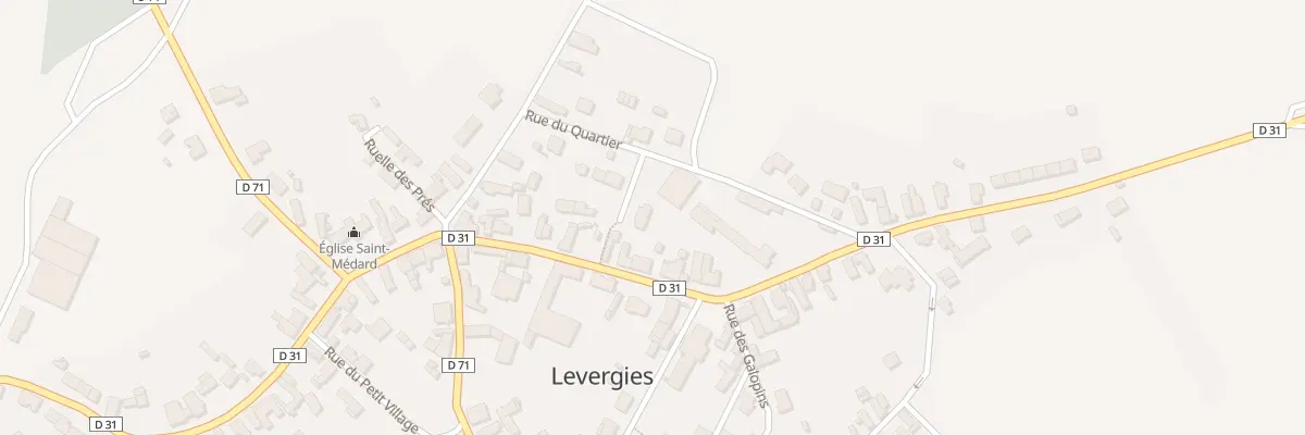 Plan du 2 Rle Demarque à Levergies