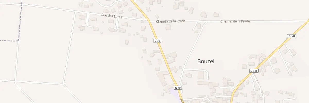 Plan du 15 Rte de Chignat à Bouzel