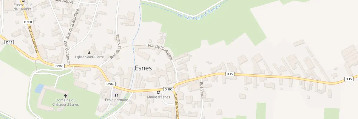 Plan du 8 Rue de l’Industrie à Esnes