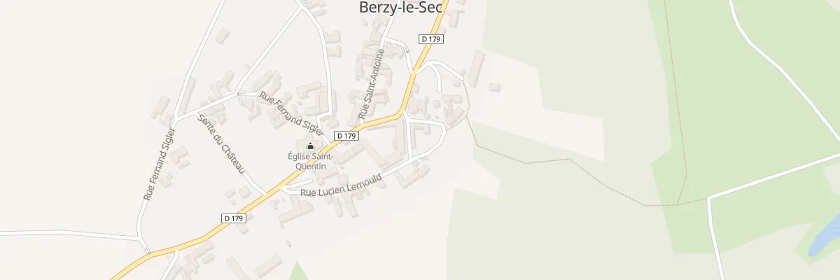 Plan du 2 Rue des Vaches à Bernoy-le-Château