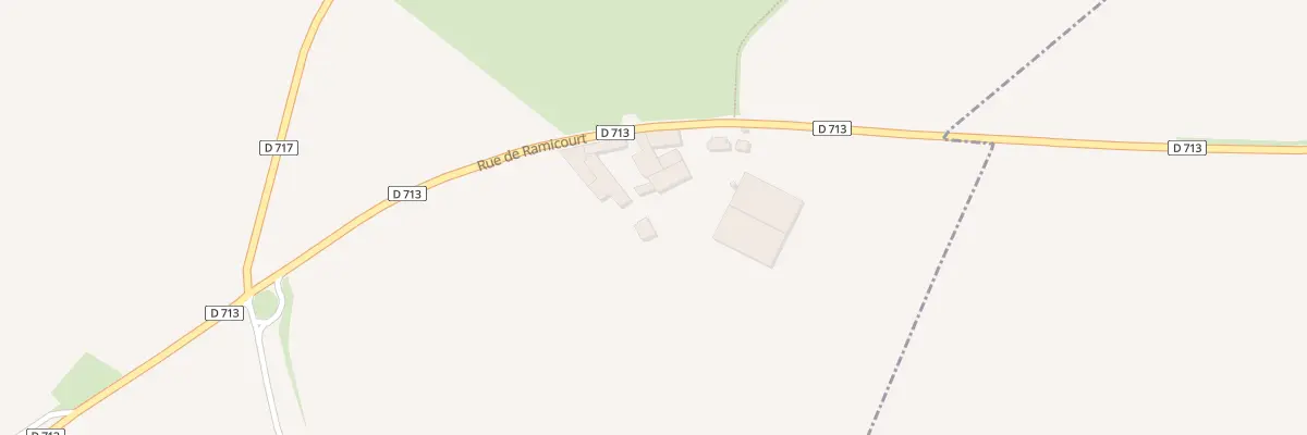 Plan du 5001 Rue de Ramicourt à Joncourt