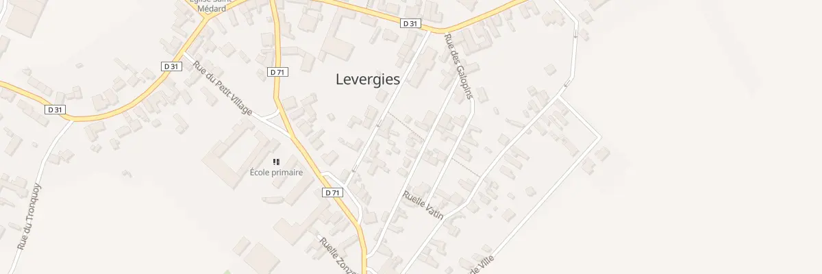 Plan du 8 Rue du Blaireau à Levergies