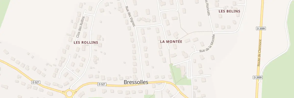 Plan du 8 Rue des Vignes à Bressolles