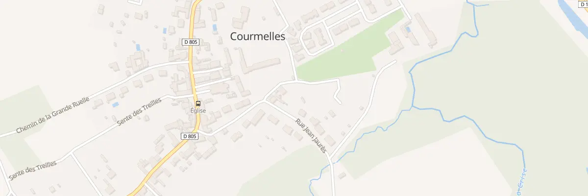 Plan du 121 Rue Jean Jaurés à Courmelles