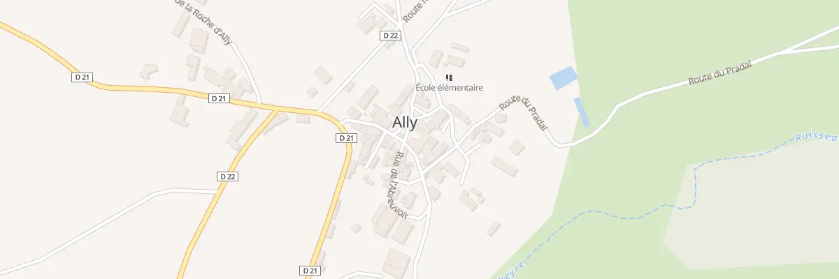 Plan du 5011 Le Bourg à Ally