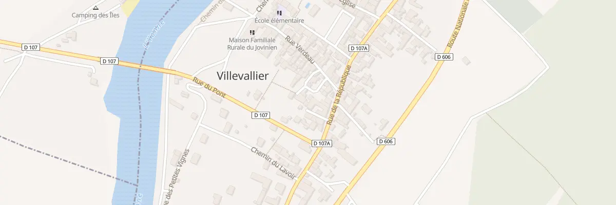 Plan du 2 Rle Sachot à Villevallier