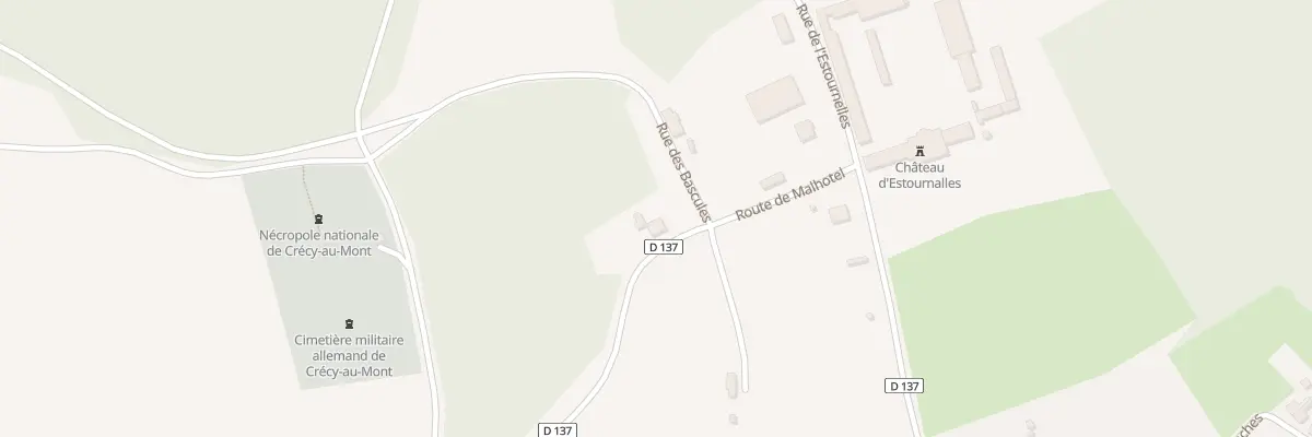 Plan du 4 Rte de Malhotel à Crécy-au-Mont