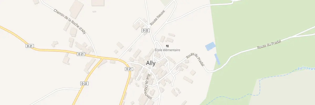 Plan du 5041 Le Bourg à Ally