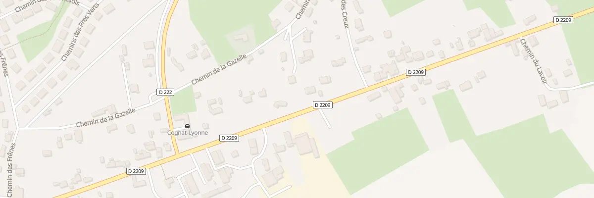 Plan du 21B Rte de Bellerive à Cognat-Lyonne