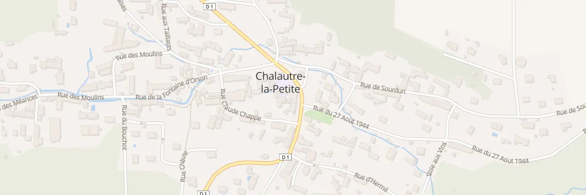 Plan du 10 Rue de Soisy-bouy à Chalautre-la-Petite