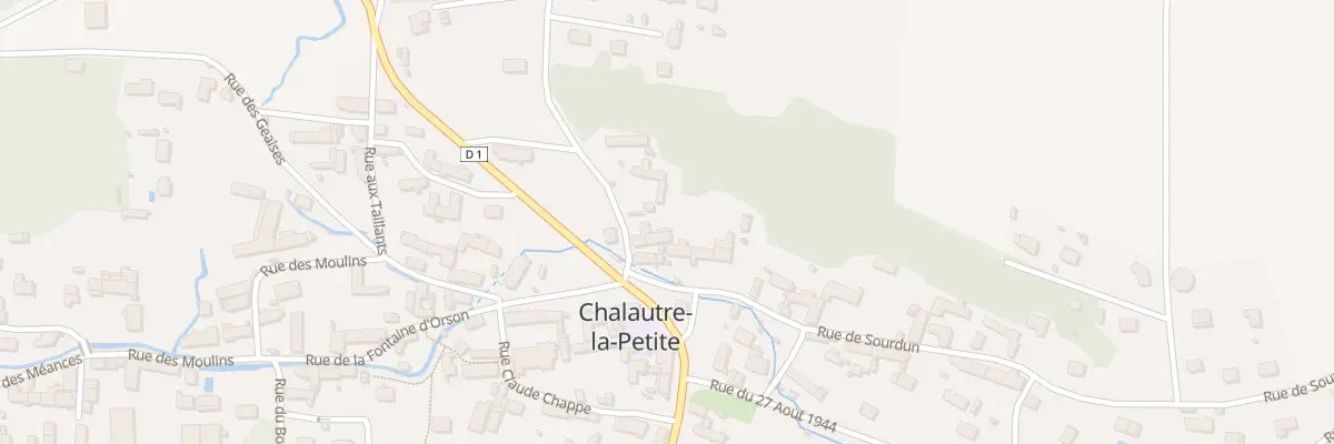Plan du 14 Rue de la Croix Blanche à Chalautre-la-Petite