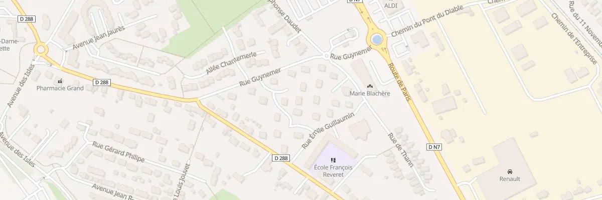 Plan du 9 Rue Guynemer à Avermes