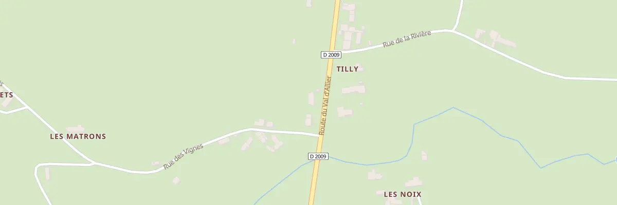 Plan du 19 Rte de Moulins à Châtel-de-Neuvre