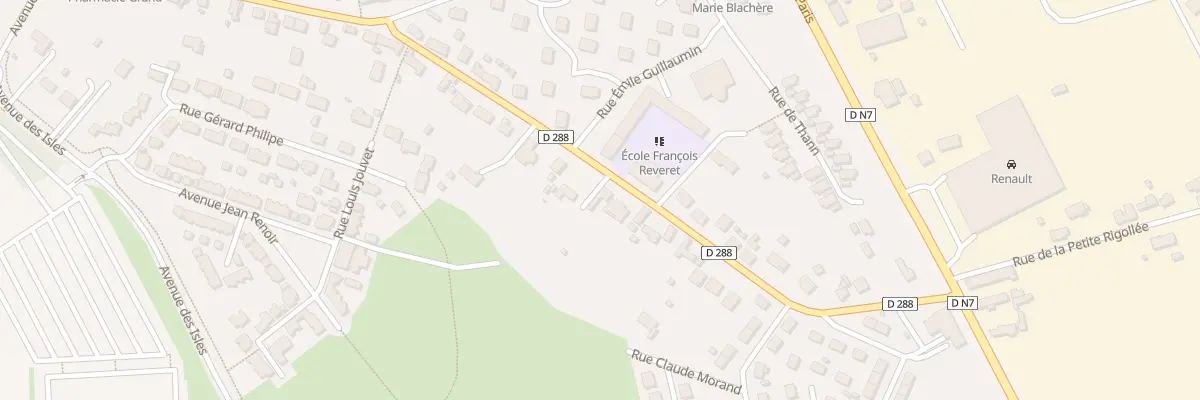 Plan du 27 Rue de la République à Avermes