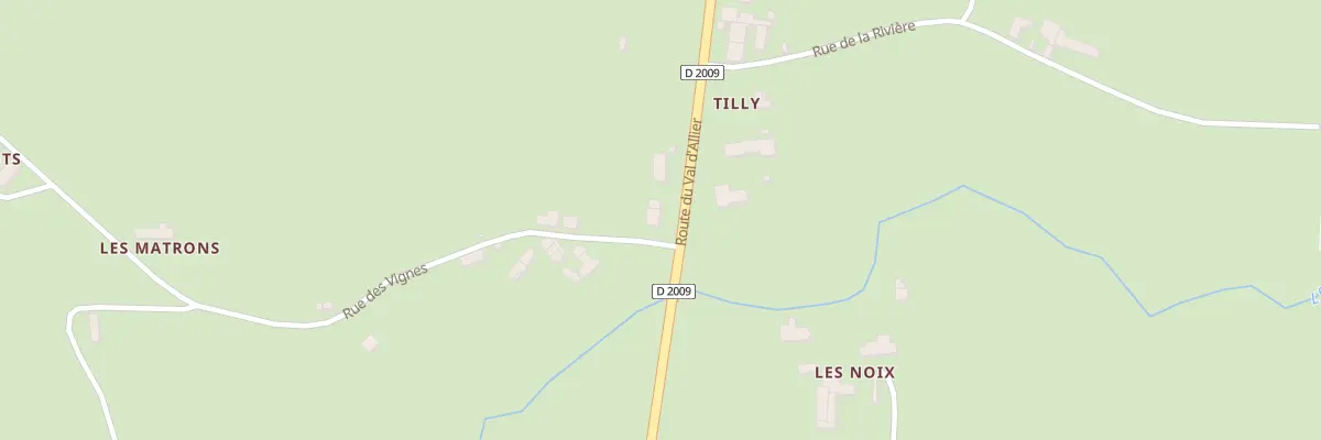 Plan du 17 Rte de Moulins à Châtel-de-Neuvre