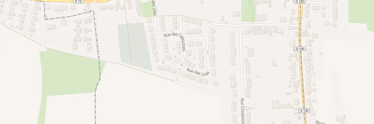 Plan du 215 Rue des Lilas à Erre