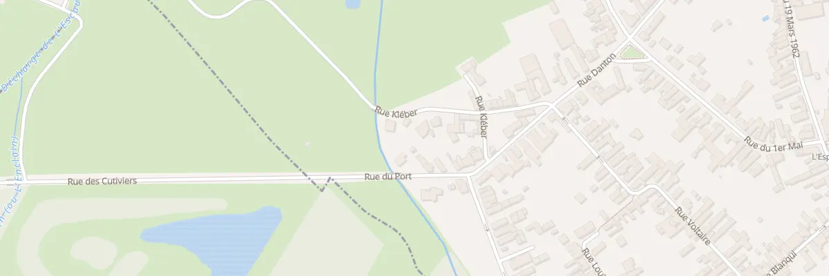 Plan du 7 Rue Kleber à Iwuy