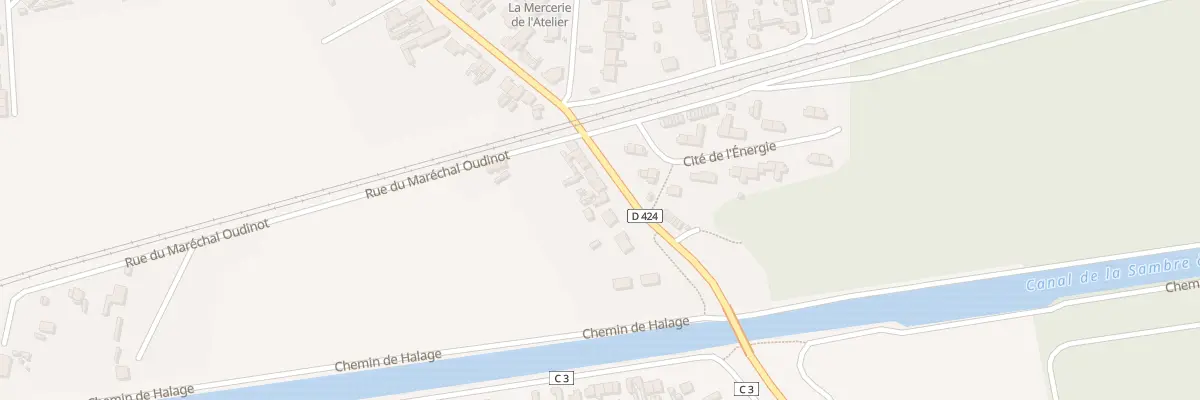 Plan du 90 Rue Henri Martin à Tergnier