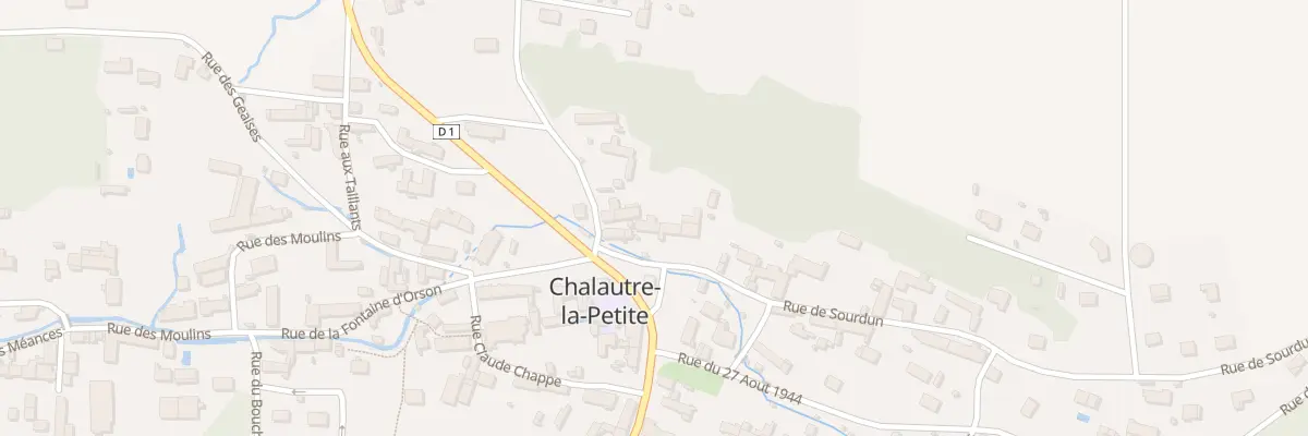Plan du 89 Pl de la Mairie à Chalautre-la-Petite