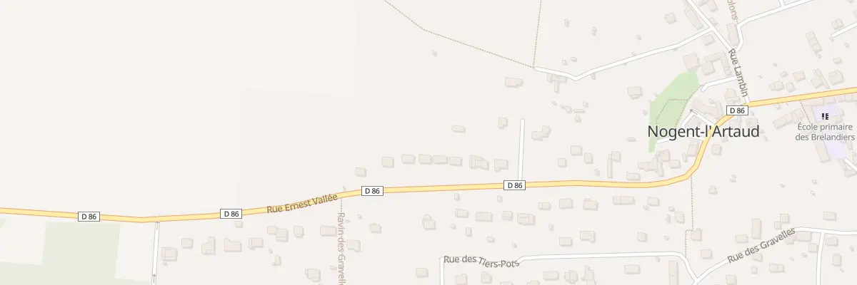 Plan du 66B Rue Ernest Vallée à Nogent-l’Artaud