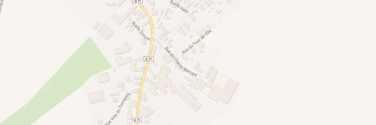 Plan du 3 Rue du Champ Bernard à Levergies