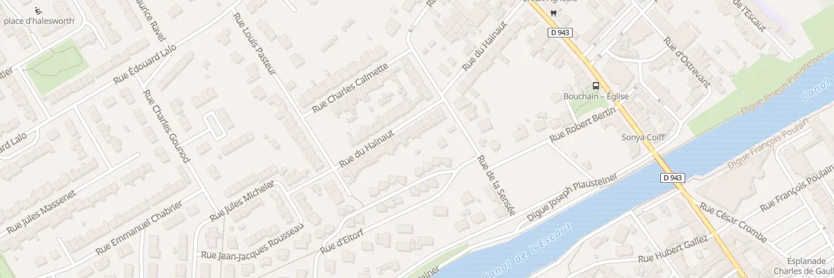 Plan du 185 Rue du Hainaut à Bouchain