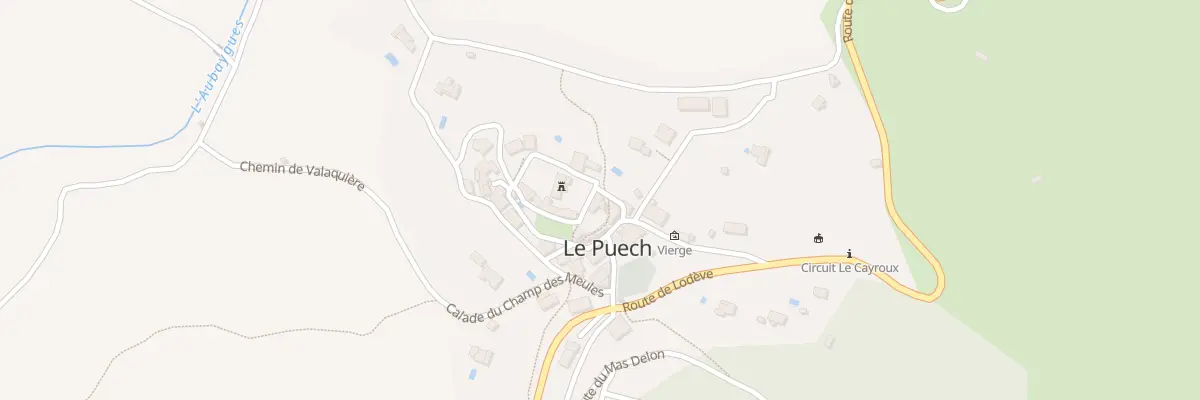 Plan du 5018 Le Puech au Puech