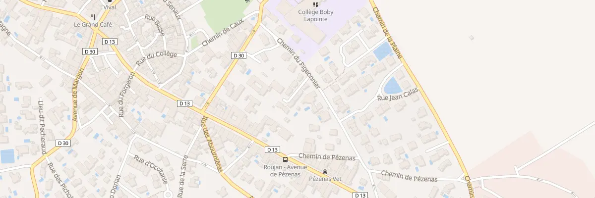 Plan du 5323 Che du Pigeonnier à Roujan