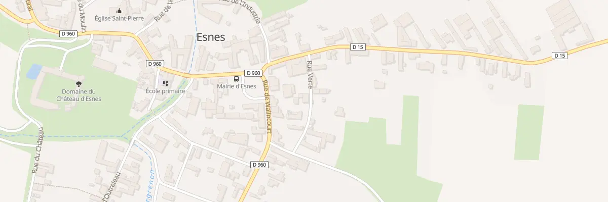 Plan du 1 Rue Verte à Esnes