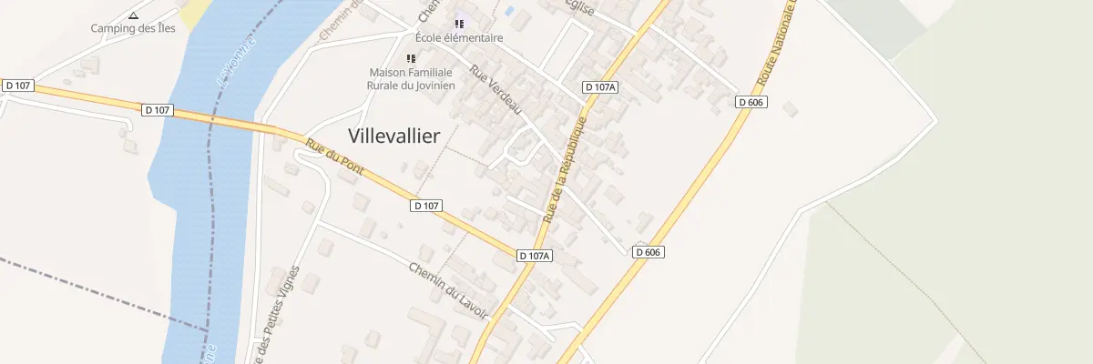 Plan du 39A Rue de la République à Villevallier