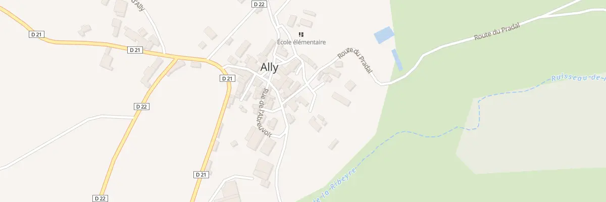 Plan du 5016 Le Bourg à Ally