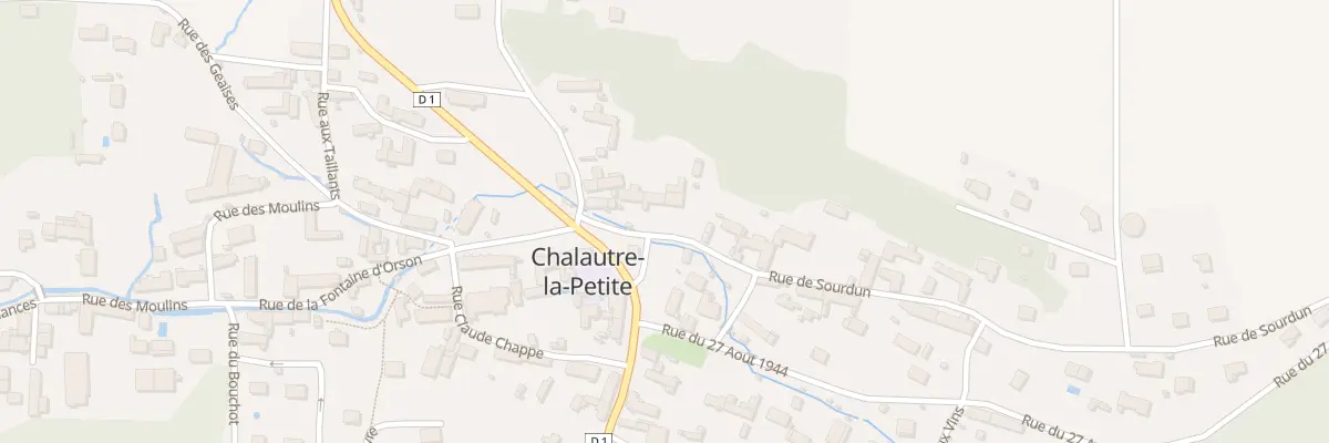 Plan du 71 Pl de la Mairie à Chalautre-la-Petite