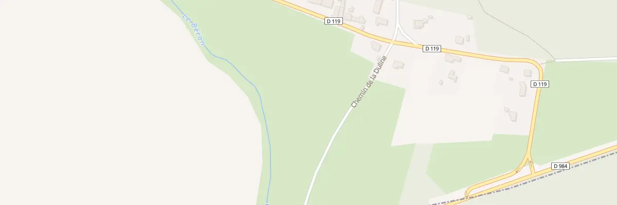Plan du 2 Che de la Duline à Biozat