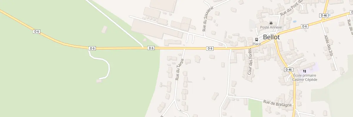 Plan du 1 Rue du Tartre à Bellot