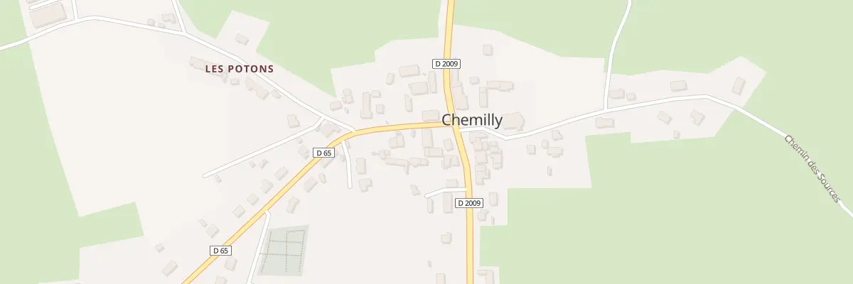 Plan du 10 Rte des Vignes à Chemilly