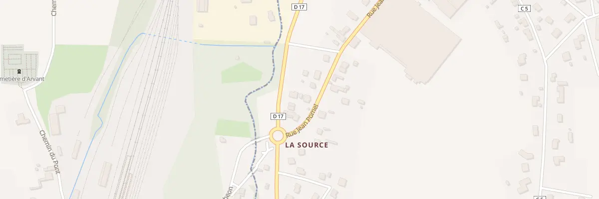 Plan du 30 Rue Jean Pomel à Vergongheon