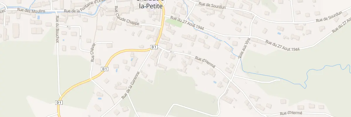 Plan du 54 Rue d’Hermé à Chalautre-la-Petite