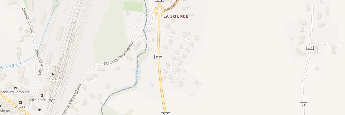 Plan du 8 Lot la Source à Vergongheon