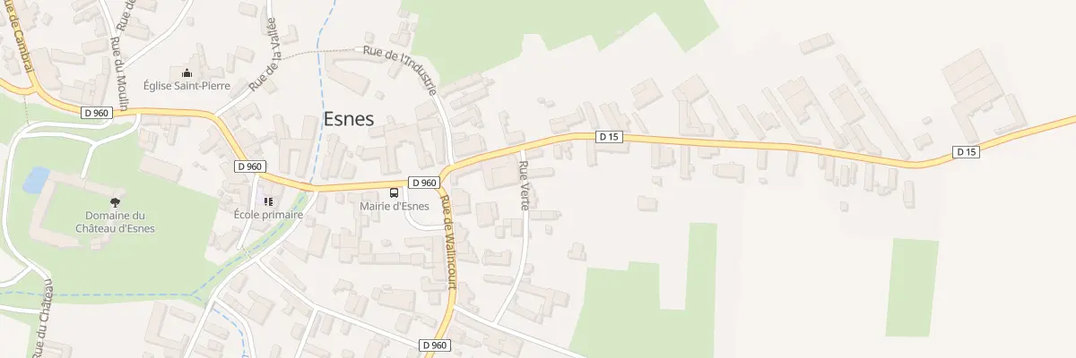 Plan du 2 Rue Verte à Esnes