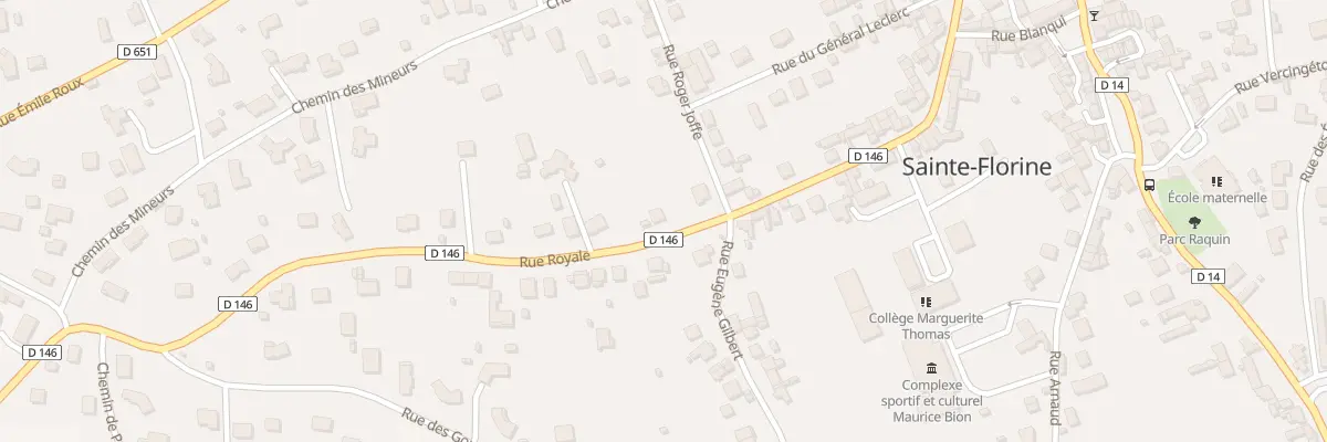 Plan du 56 Rue Royale à Sainte-Florine